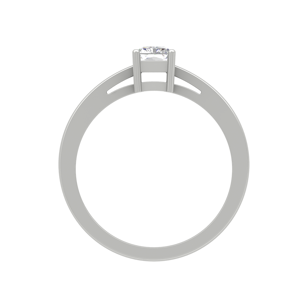 Sqaumous Loop Solitaire Ring