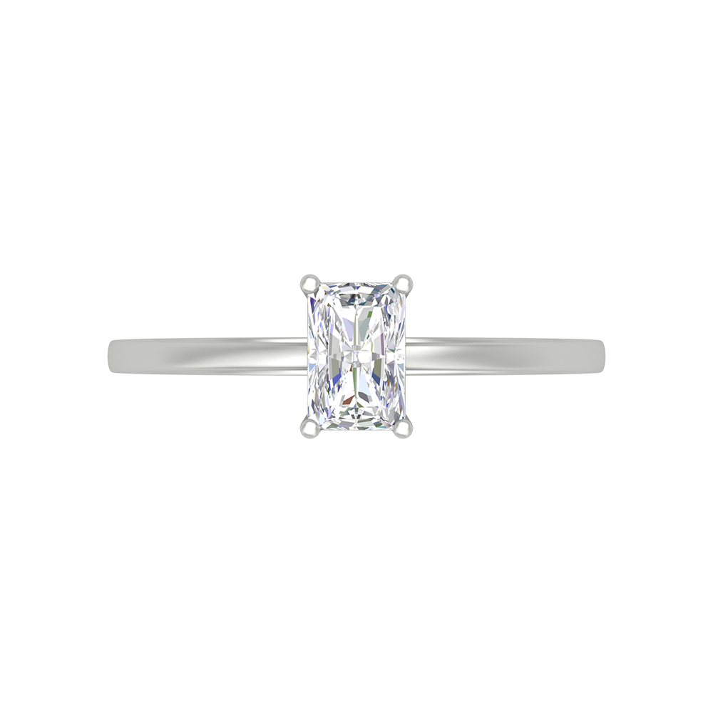 Sqaumous Loop Solitaire Ring