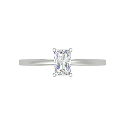 Sqaumous Loop Solitaire Ring