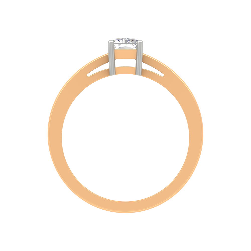 Sqaumous Loop Solitaire Ring