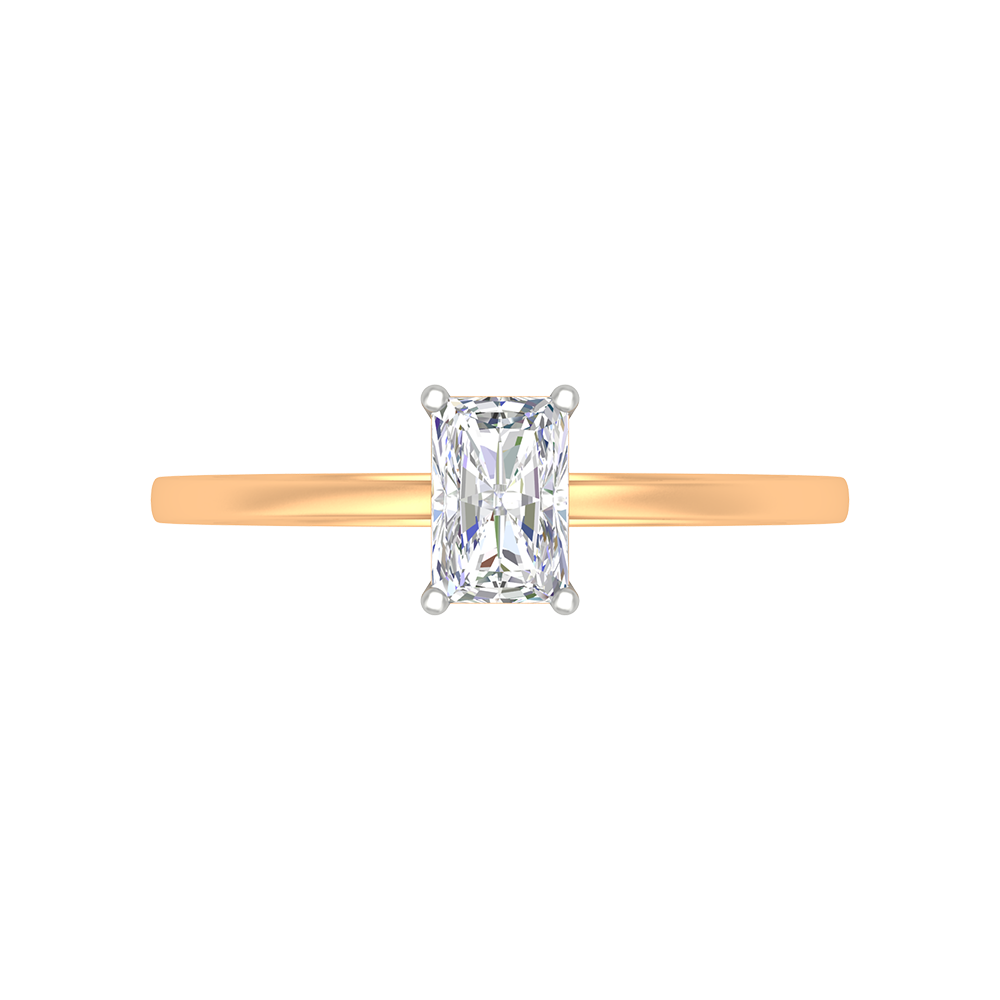 Sqaumous Loop Solitaire Ring