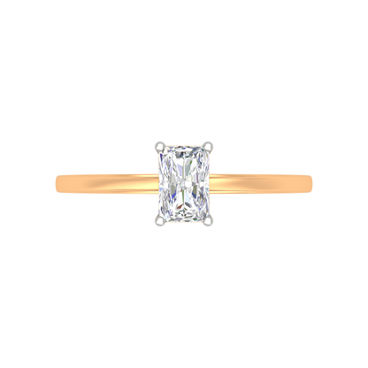 Sqaumous Loop Solitaire Ring