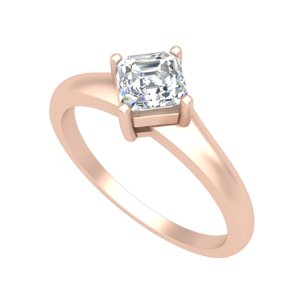 Fashion Forward Solitaire Ring-Color_Rose-Gold