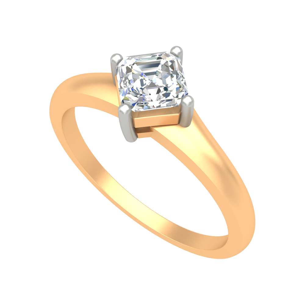 Fashion Forward Solitaire Ring-Color_Yellow-Gold