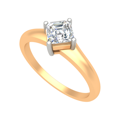 Fashion Forward Solitaire Ring-Color_Yellow-Gold