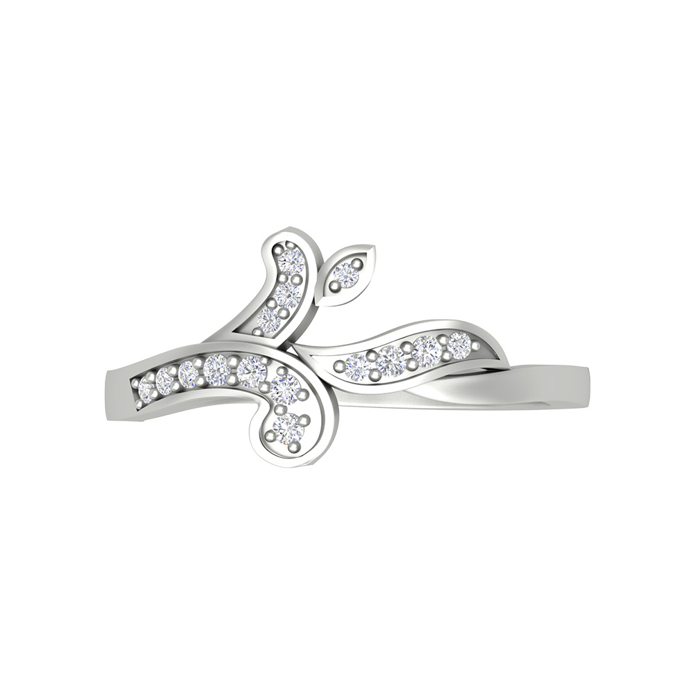 Petals & ferns Diamond Ring