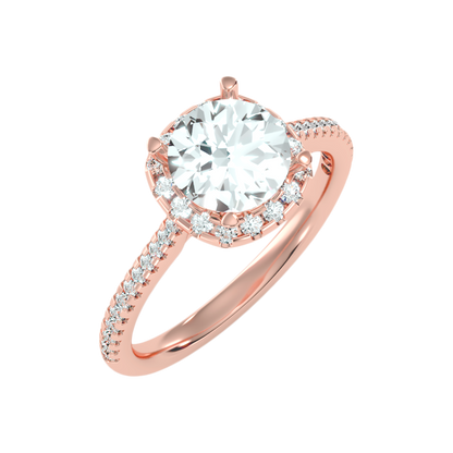 Comely Halo Solitaire Ring-Color_Rose-Gold