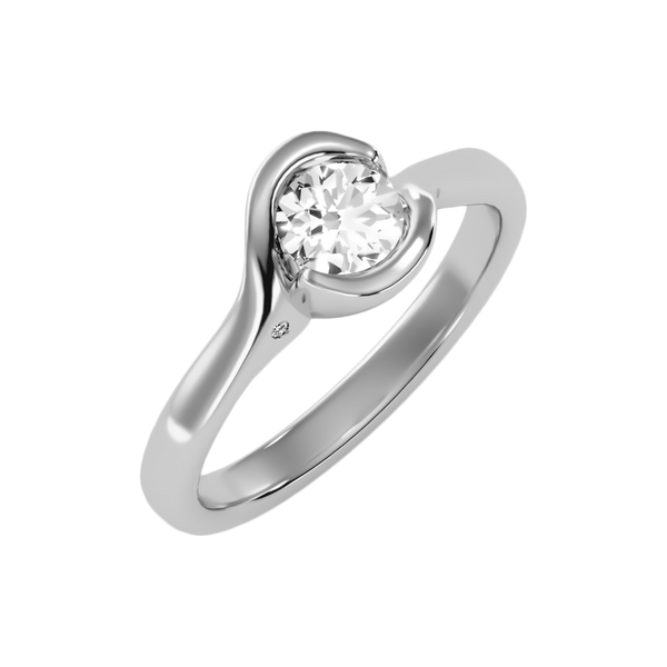 Speal Classic Solitaire Ring-Color_White-Gold