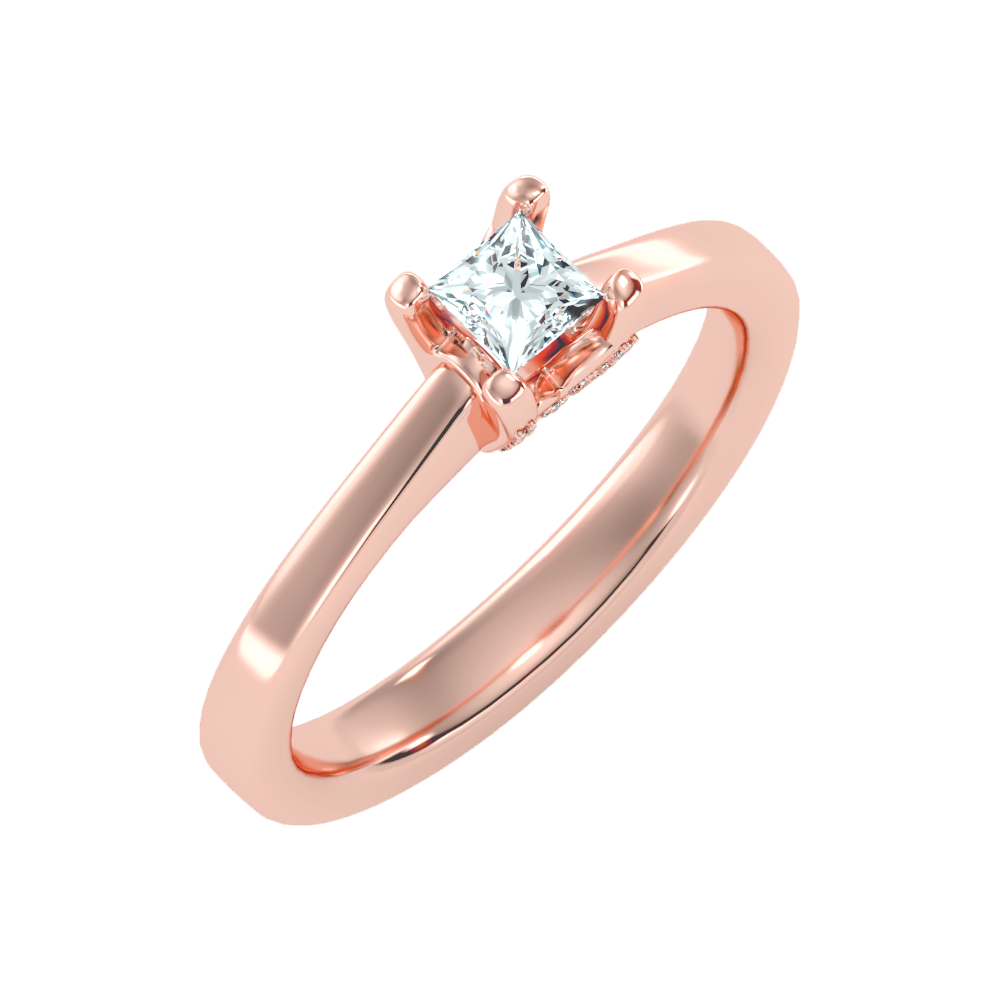 Forever Single Stone Ring-Color_Rose-Gold