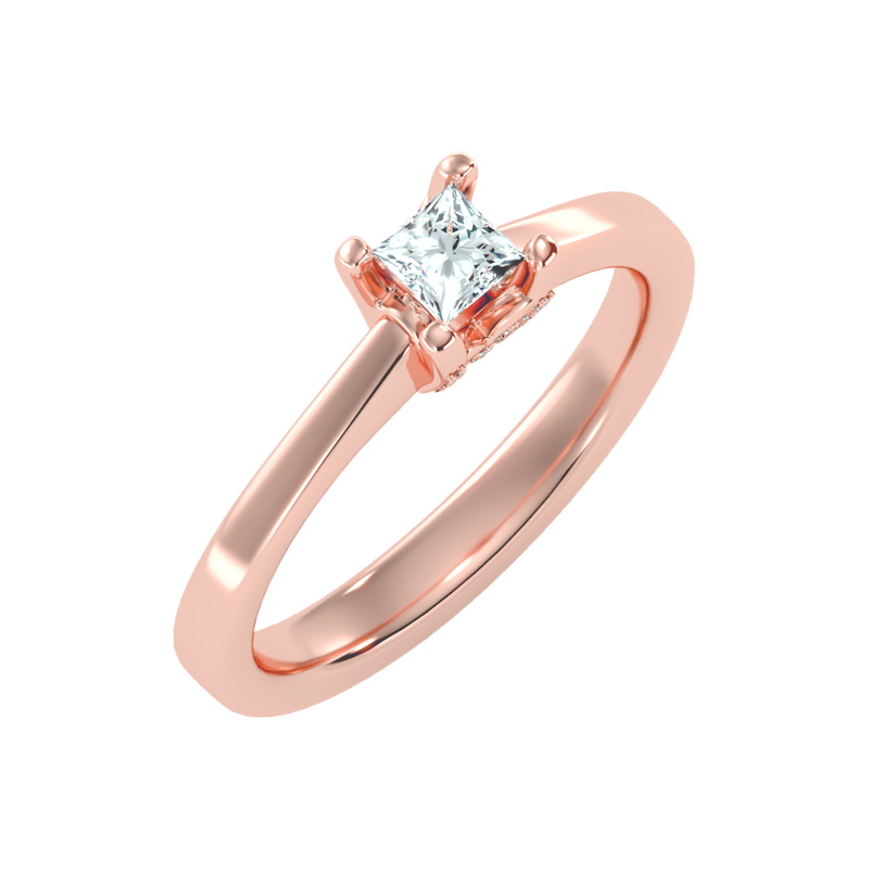 Forever Single Stone Ring-Color_Rose-Gold