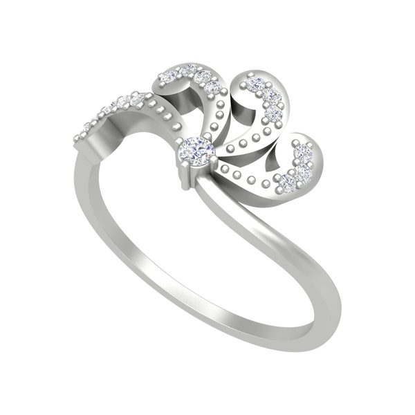 Irrina Diamond Ring-Color_White-Gold