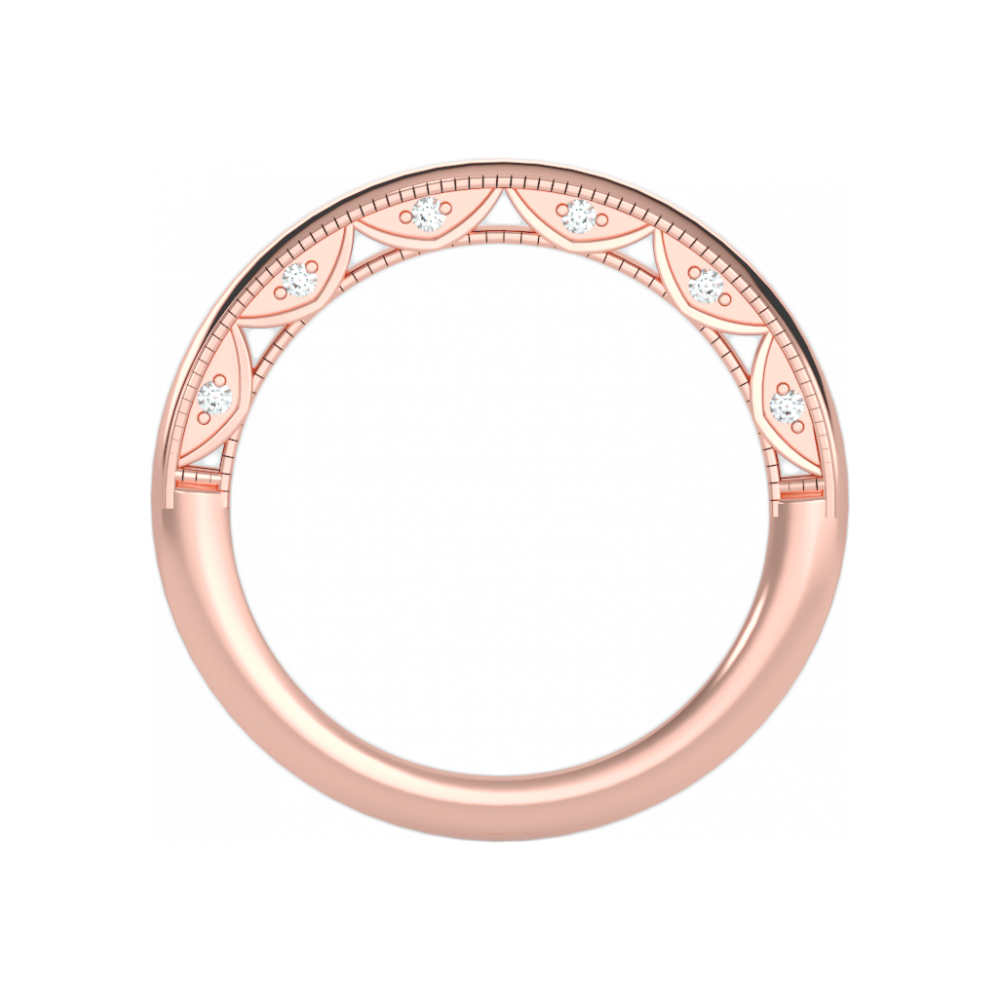 The Beautiful Sleek Wedding Band-Color_Rose-Gold