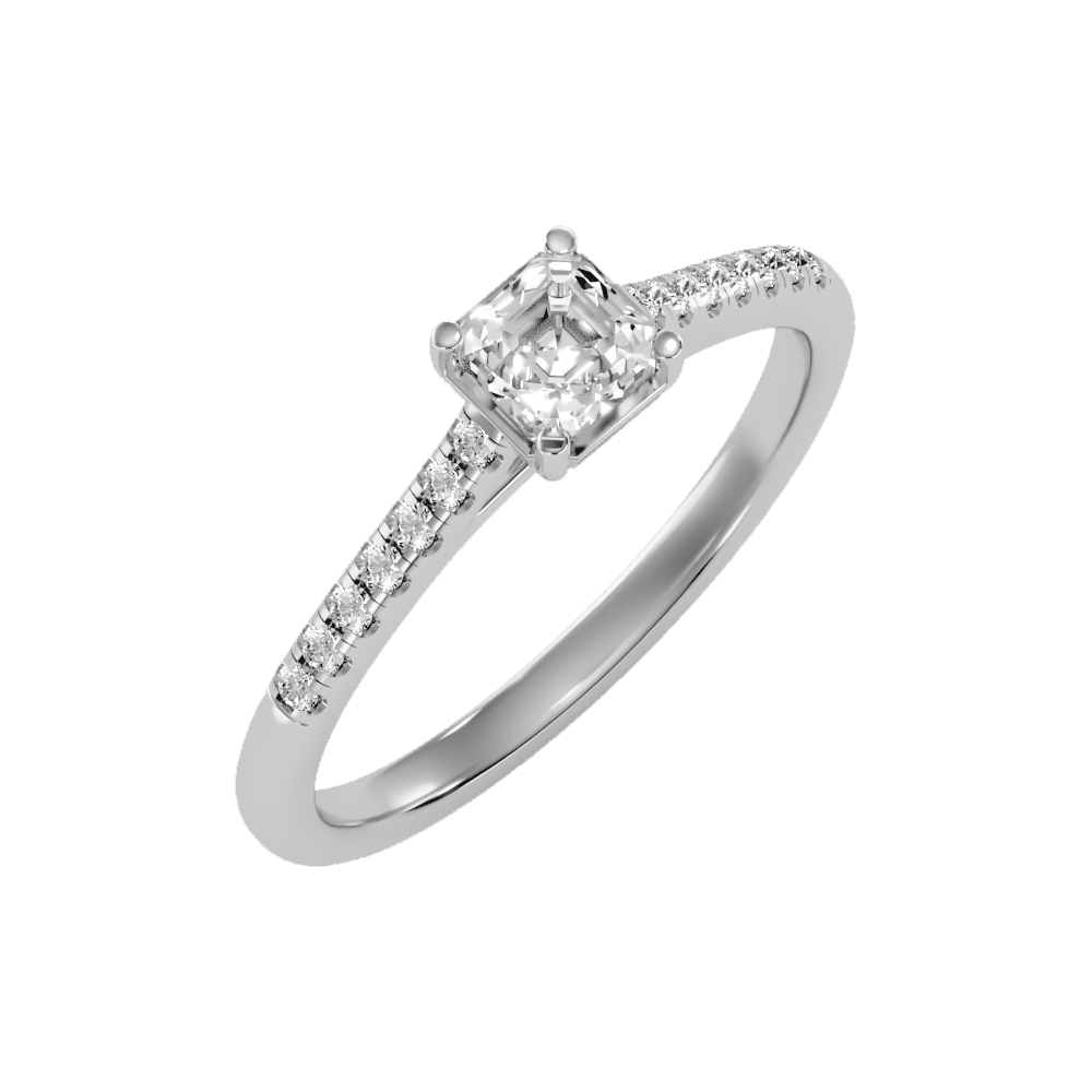 Garish Solitaire Ring-Color_White-Gold