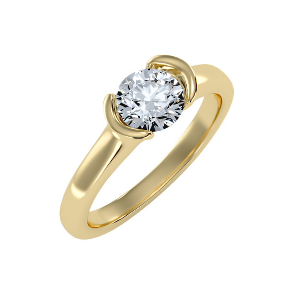 Tournesol Classic Solitaire Ring-Color_Yellow-Gold