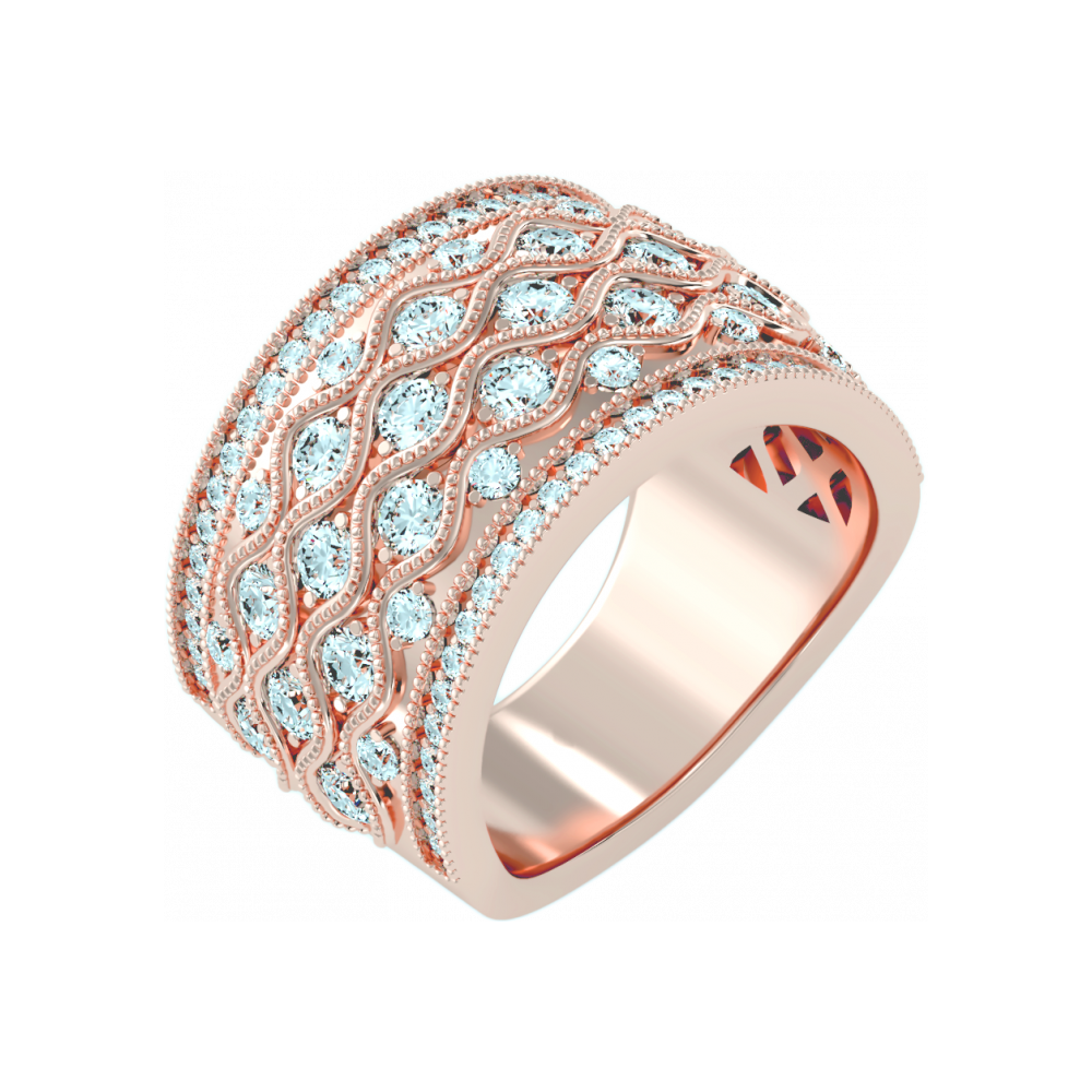 Magnificent Half Eternity Ring