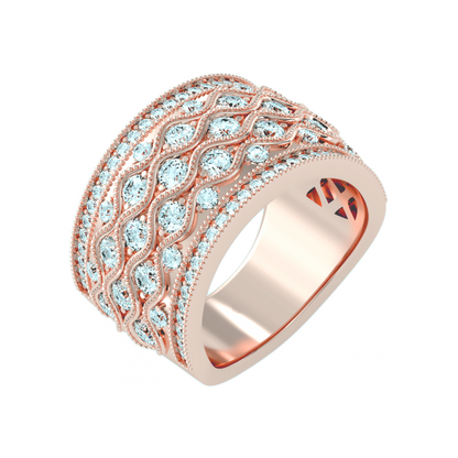 Magnificent Half Eternity Ring