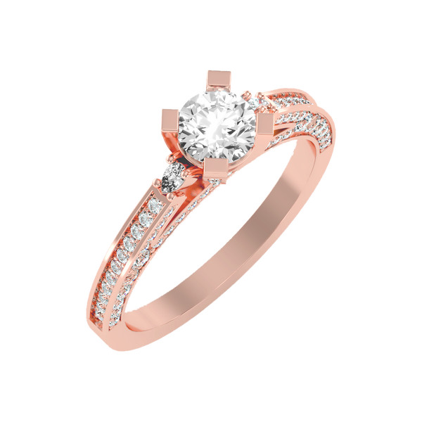Reefulgent Solitaire Ring-Color_Rose-Gold