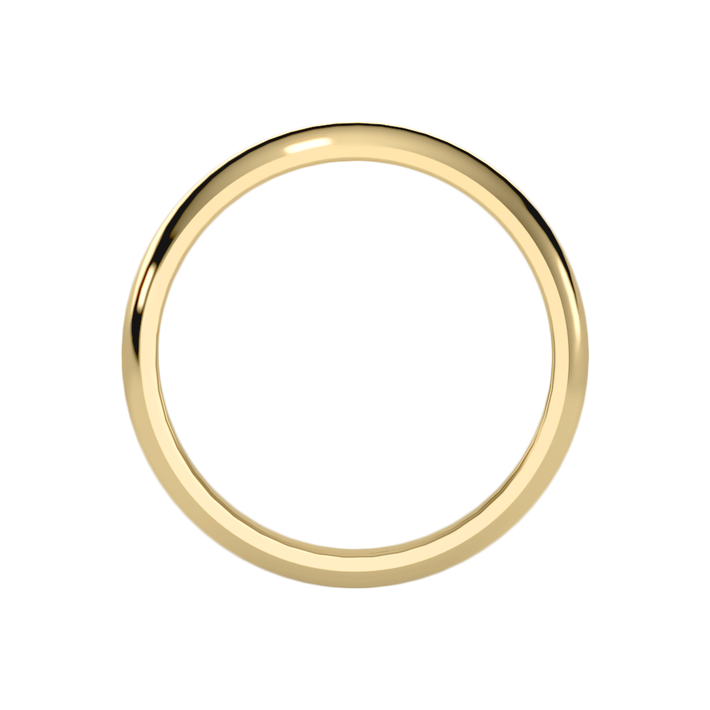 The Minimal Round Band-Color_Yellow-Gold