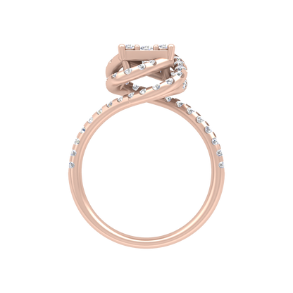 Twisting Squamous Cocktail Ring