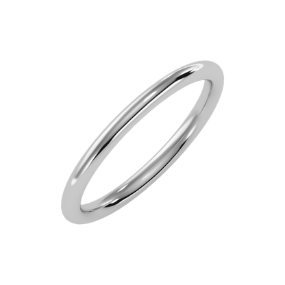 Onesta Wedding Band-Color_White-Gold