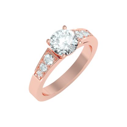 Ultimate Star Solitaire Ring-Color_Rose-Gold