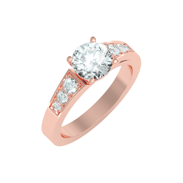 Ultimate Star Solitaire Ring-Color_Rose-Gold
