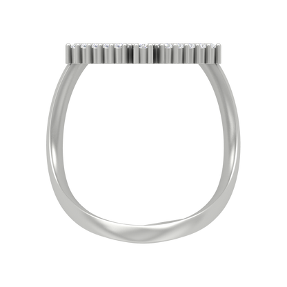 Majestic Band Half Eternity Ring