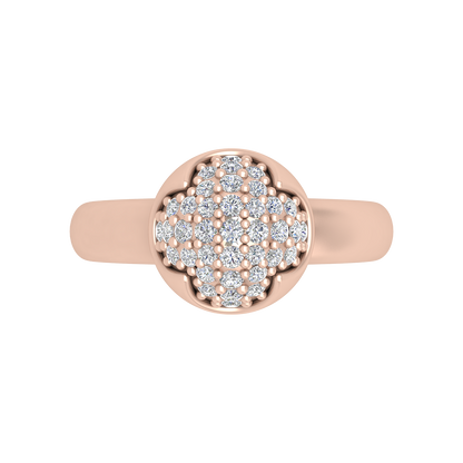 Swirl Tuilp Mesh Ring