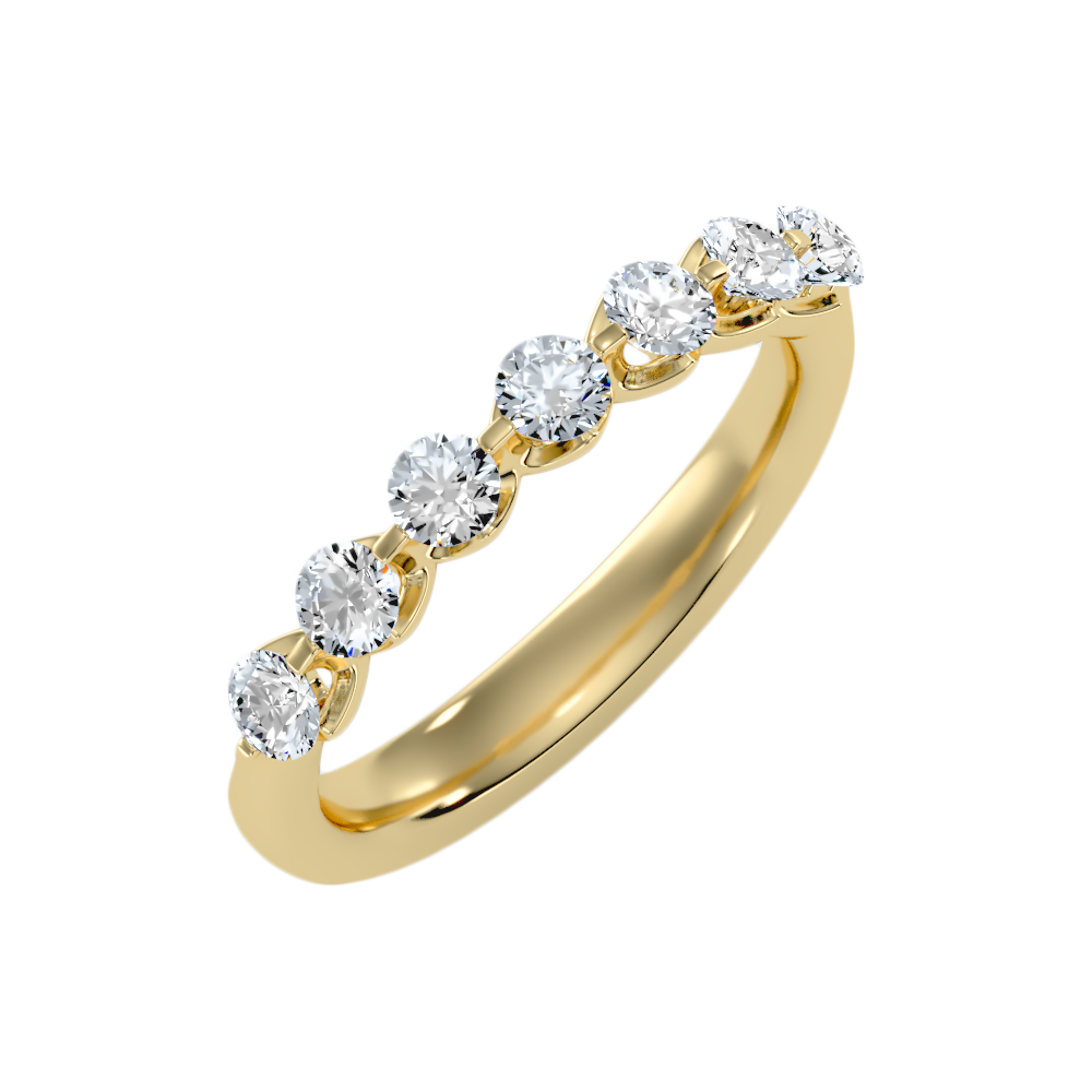 Aurora Seven Stone Ring-Color_Yellow-Gold