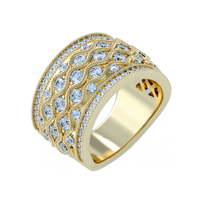 Magnificent Half Eternity Ring