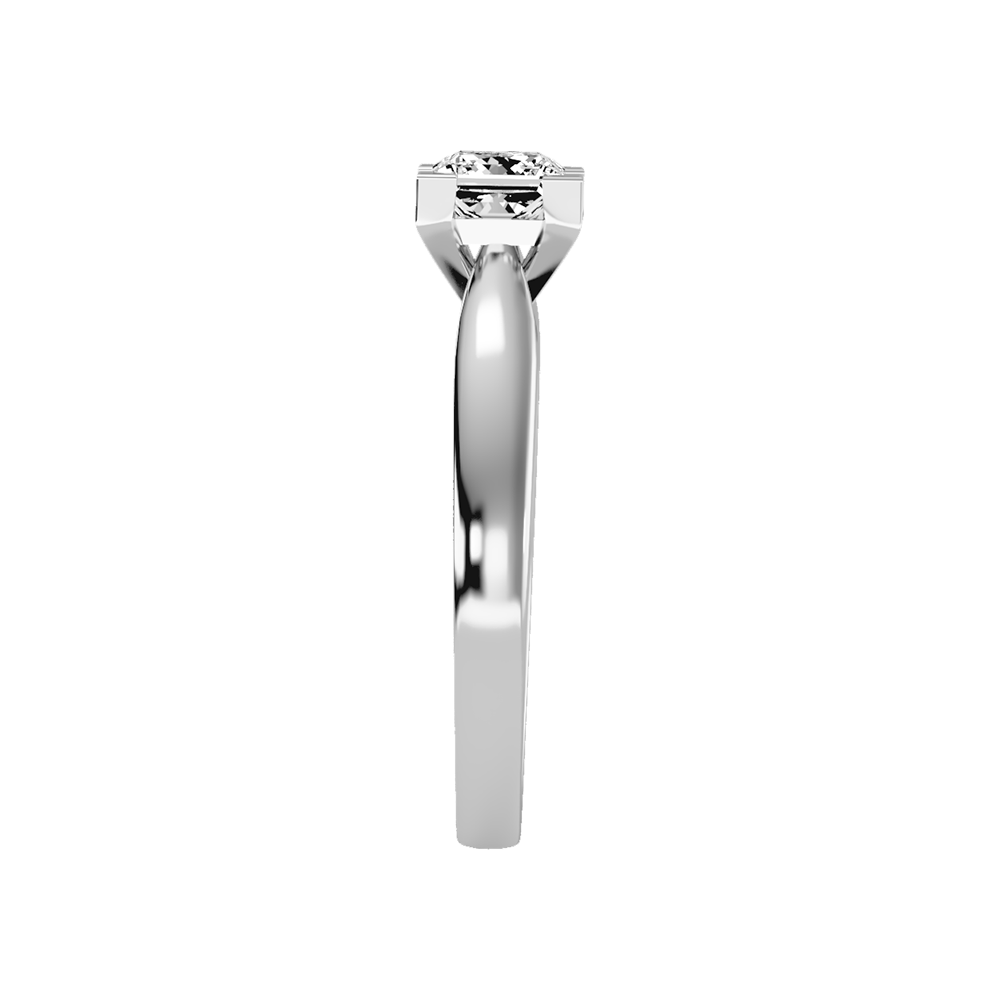 Shiny Solitaire Ring