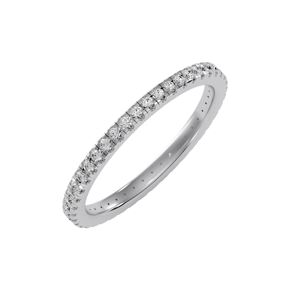 Cherry Eternity Band-Color_White-Gold