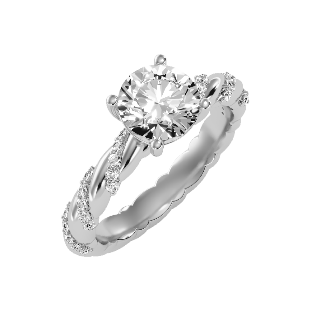 Charmed Diamond Ring-Color_White-Gold