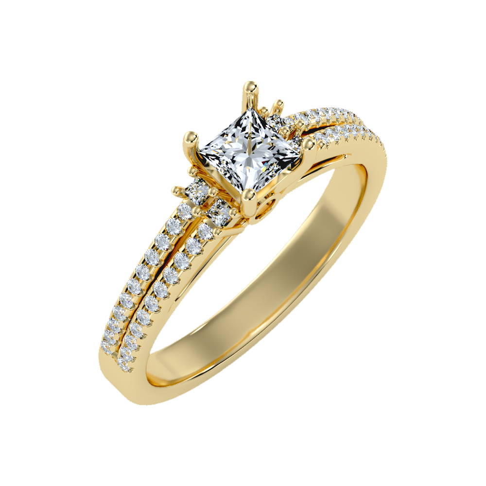 Bedazzled Solitaire Ring