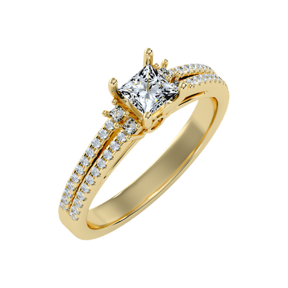 Bedazzled Solitaire Ring