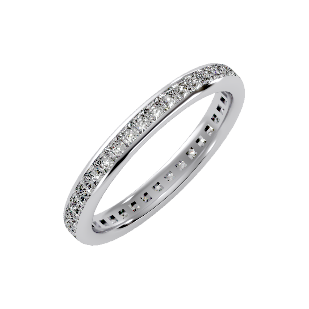 Cutelook Eternity Band-Color_White-Gold