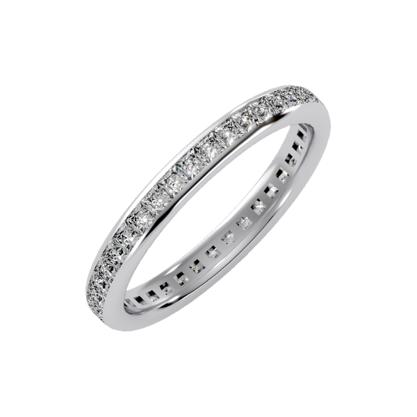 Cutelook Eternity Band-Color_White-Gold