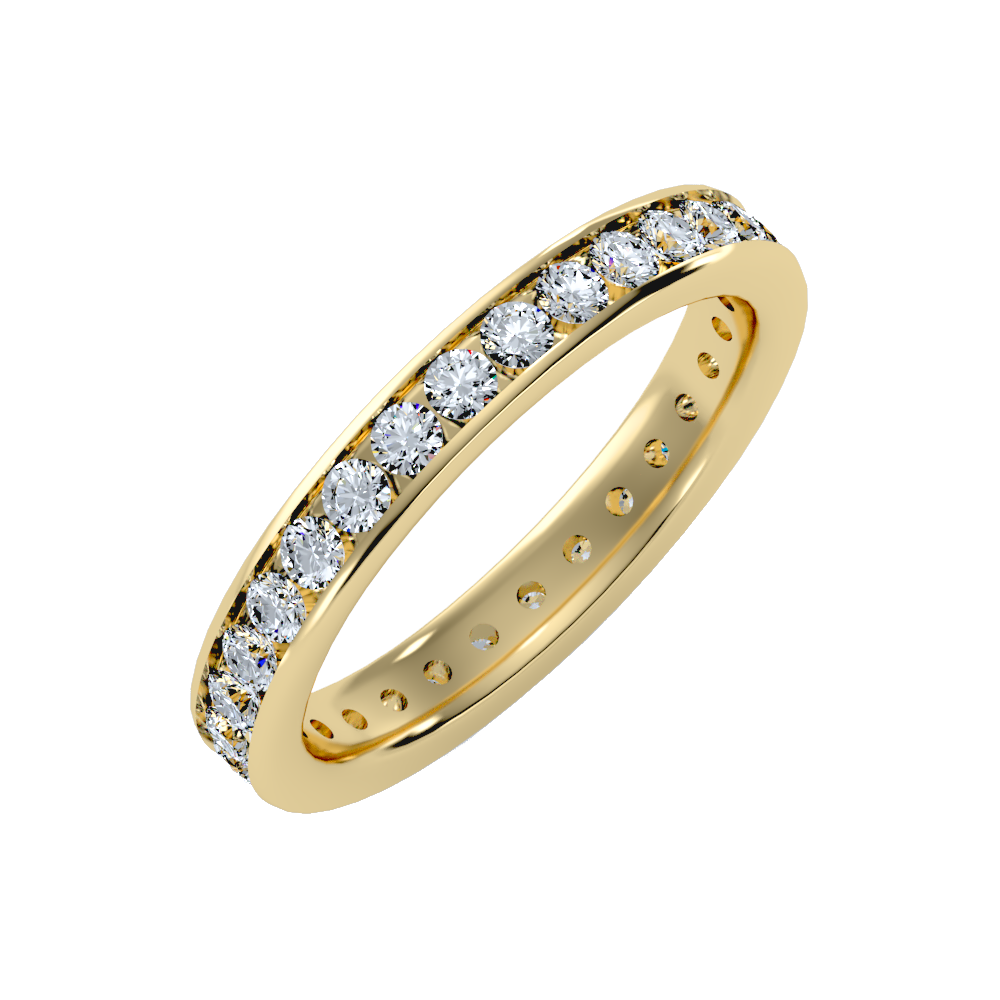 Stunning Eternity Band-Color_Yellow-Gold