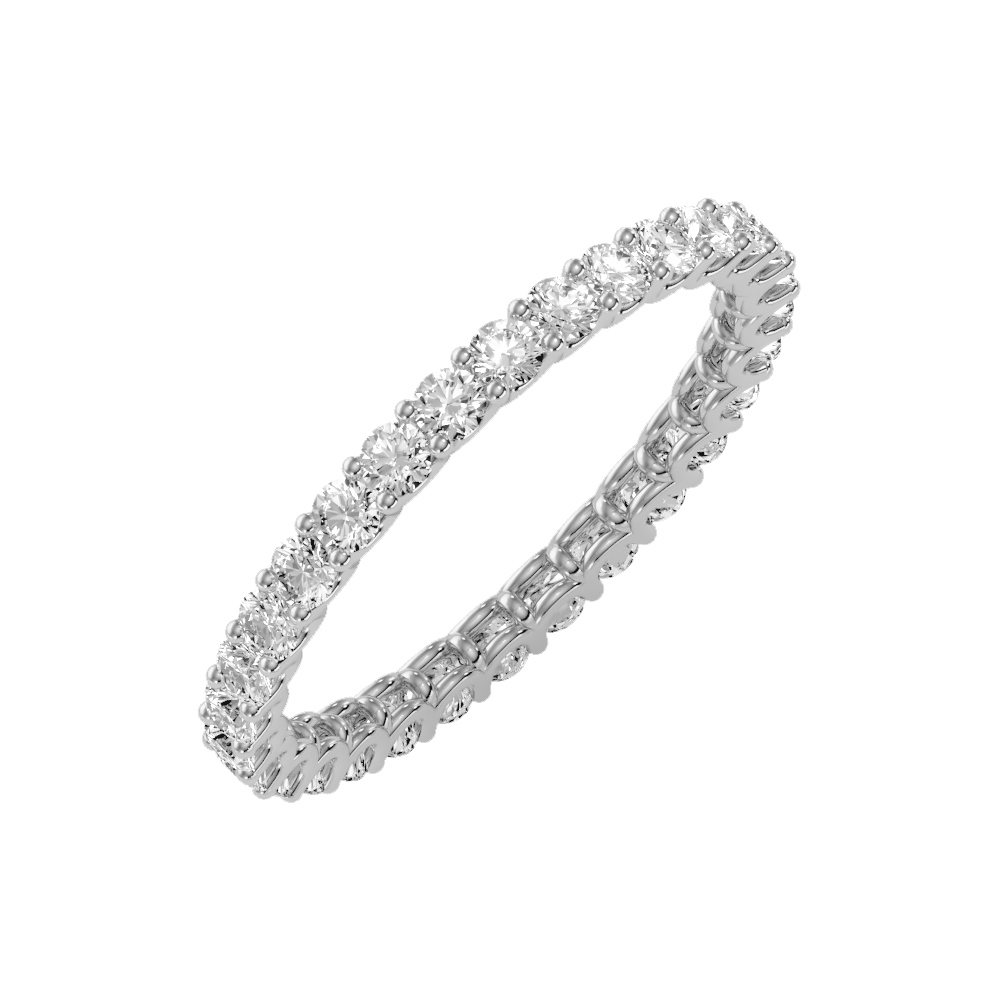 Elite Eternity Band-Color_White-Gold