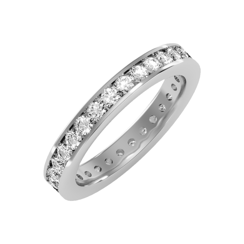 Ocean Eternity Band-Color_White-Gold