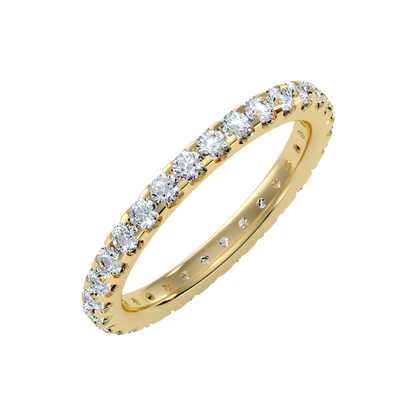 Exquisite Eternity Band-Color_Yellow-Gold