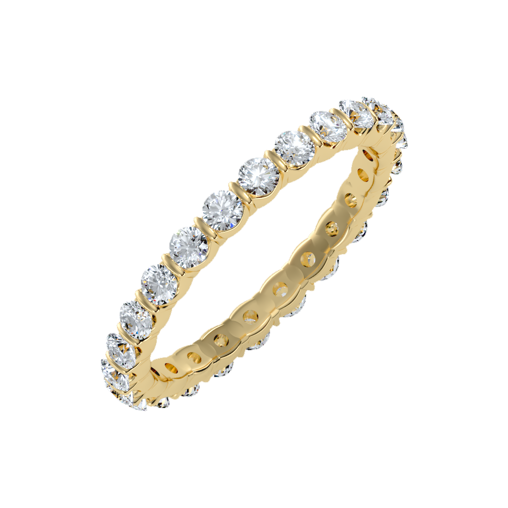 Genuine Spark Eternity Band-Color_Yellow-Gold