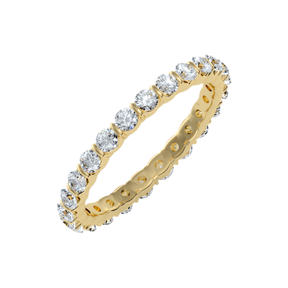 Genuine Spark Eternity Band-Color_Yellow-Gold