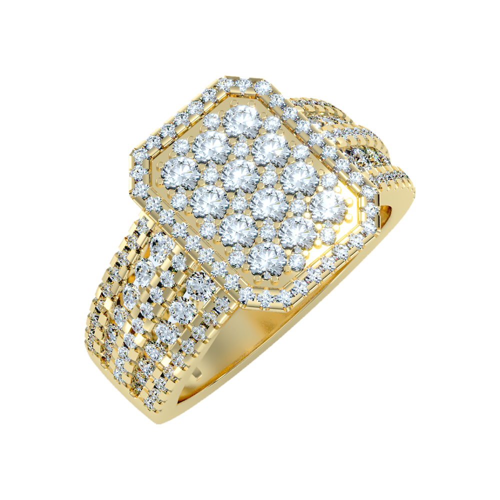 Celestial Diamond Men's Ring