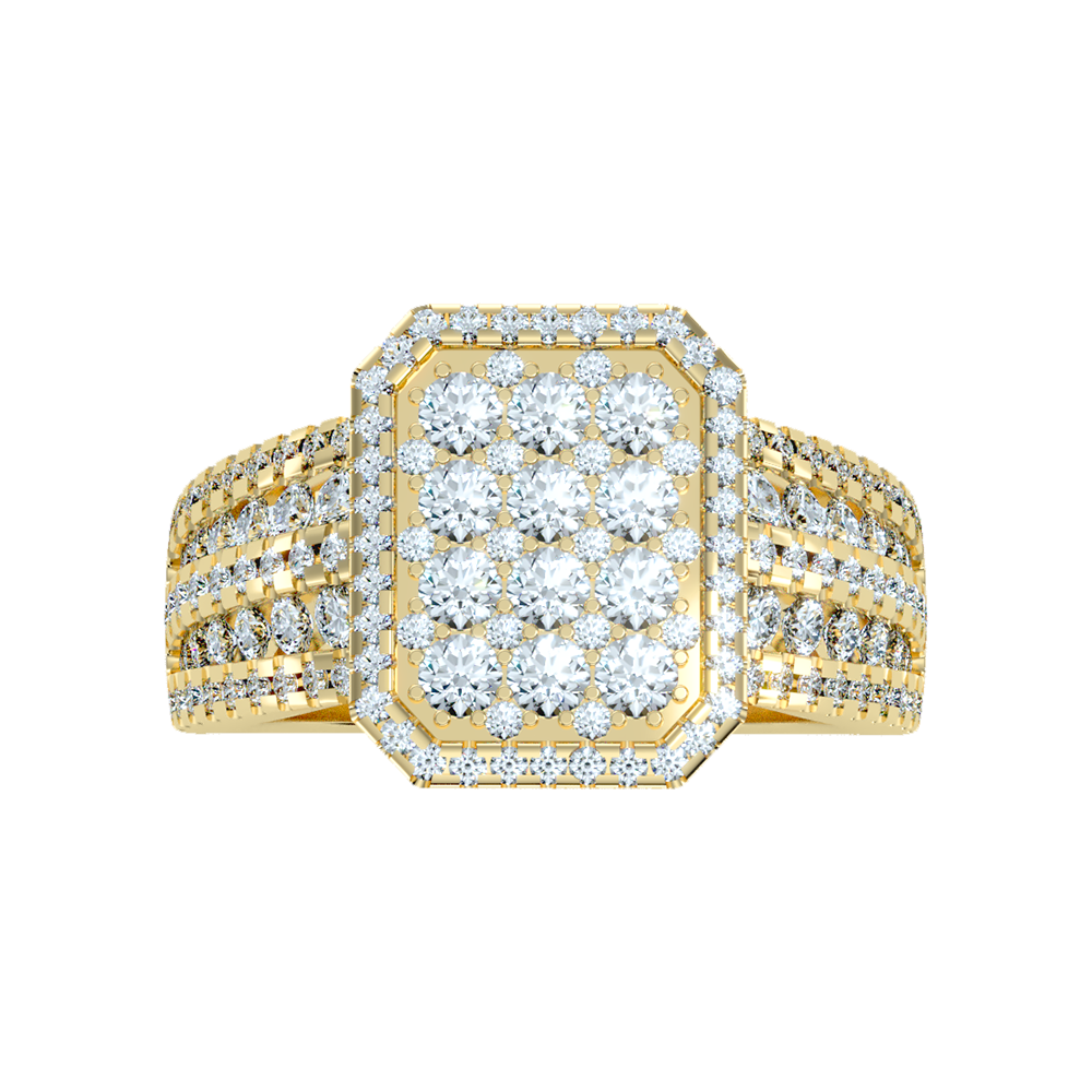 Celestial Diamond Men's Ring