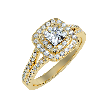 Mystic Halo Solitaire Ring-Color_Yellow-Gold