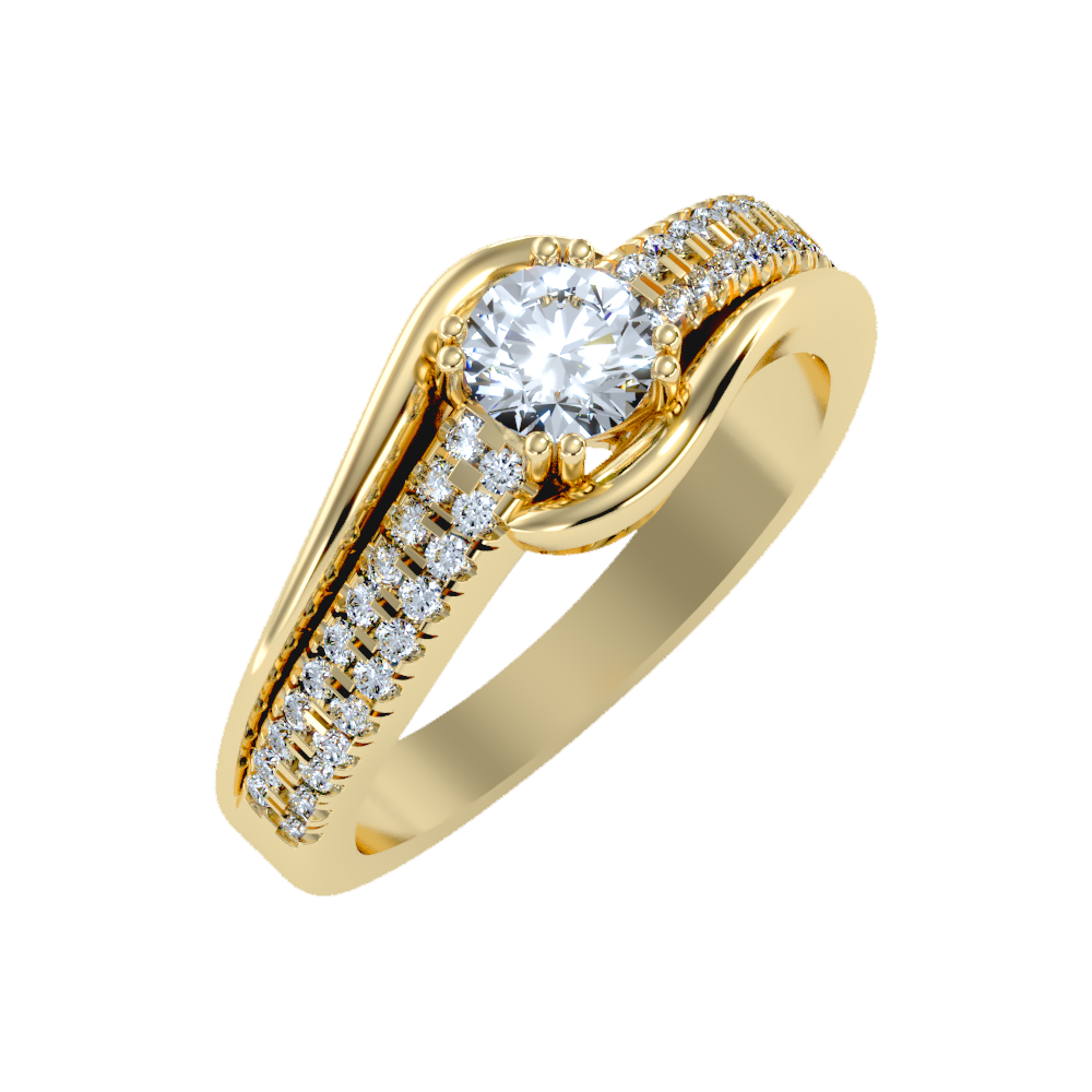 Shimmerin Halo Ring-Color_Yellow-Gold