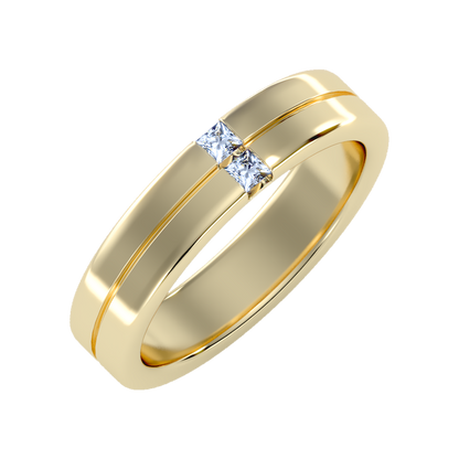 Finest Men's Broad Band Ring-Color_Yellow-Gold