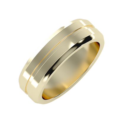 Eternal Men's Band-Color_Yellow-Gold