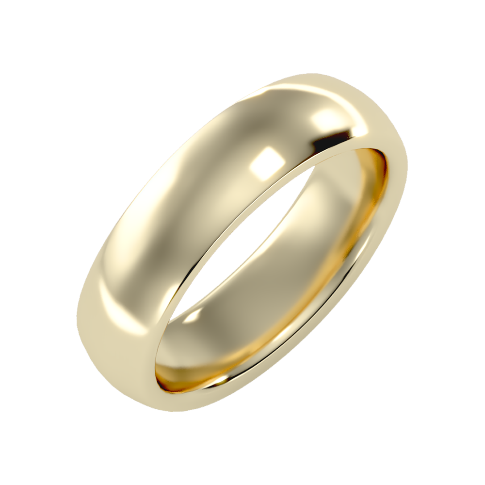 Twinkling Men's Band-Color_Yellow-Gold